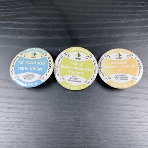 Carpenters District Council 198 Chicago & North East Illinois‎ Push Back Pin